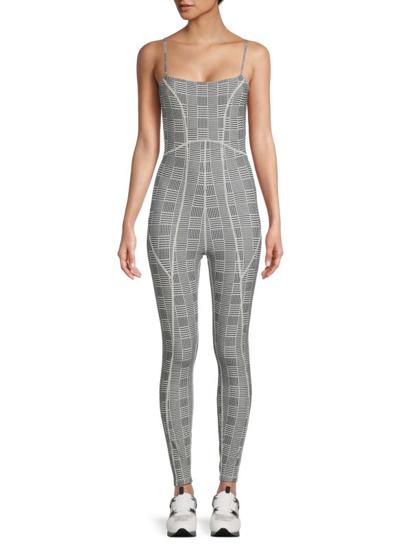 L*Space Go The Distance Houndstooth Jumpsuit